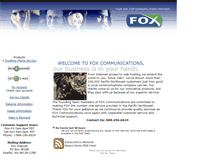 Tablet Screenshot of foxinternet.com